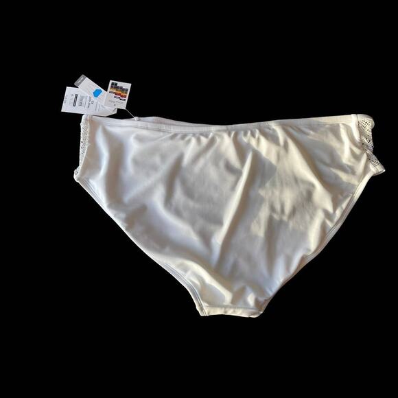 Bikini Bottom‎ White Crochet by Time and Tru Women's Plus 2X NWT - Picture 3 of 9